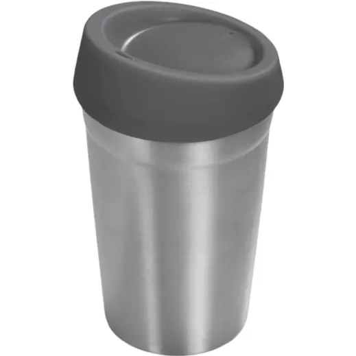 Kooshty Go-Jo Stainless Steel & Plastic Double-Wall Tumbler Grey